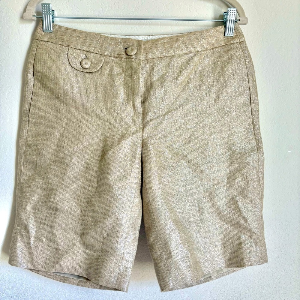 J. Crew Shorts with Metallic Finish size 2